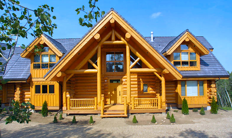 Экологичный дом из дерева