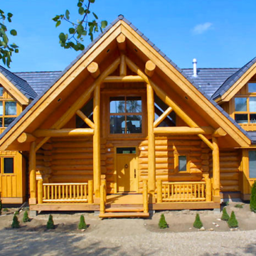 Экологичный дом из дерева